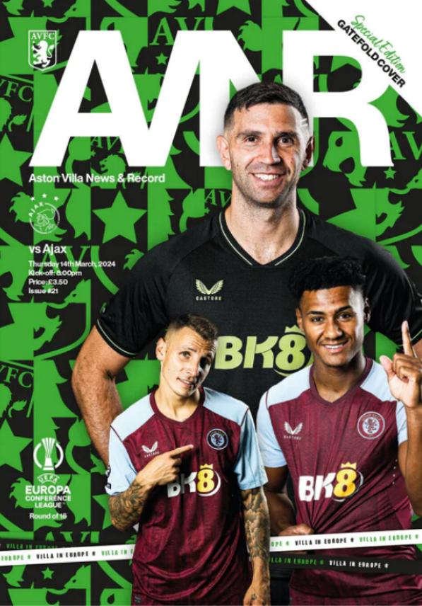 2023/24 EUROPA CONFERENCE LEAGUE - ASTON VILLA v AJAX
